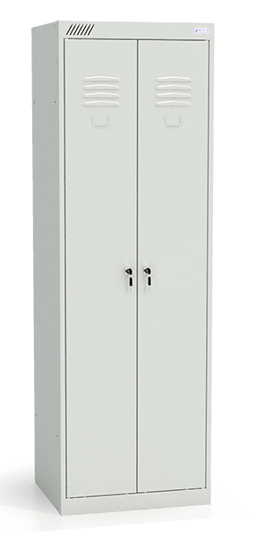 картинка Шкаф для одежды металлический ШРК 22-600 (корпус RAL7035, двери RAL7035, замок повышенной секретност от М-Про Концепт